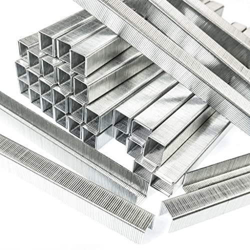 Staple Gun 71/10 Staples For Upholstery & Construction - Standard: Size 3/8" Leg X ~3/8" Crown X Interior Width 5/16" | 22 Gauge | 9Mm Crown X 9.6Mm Leg X Interior Width 8Mm | Pack Of 10,000 Staples #TOP2