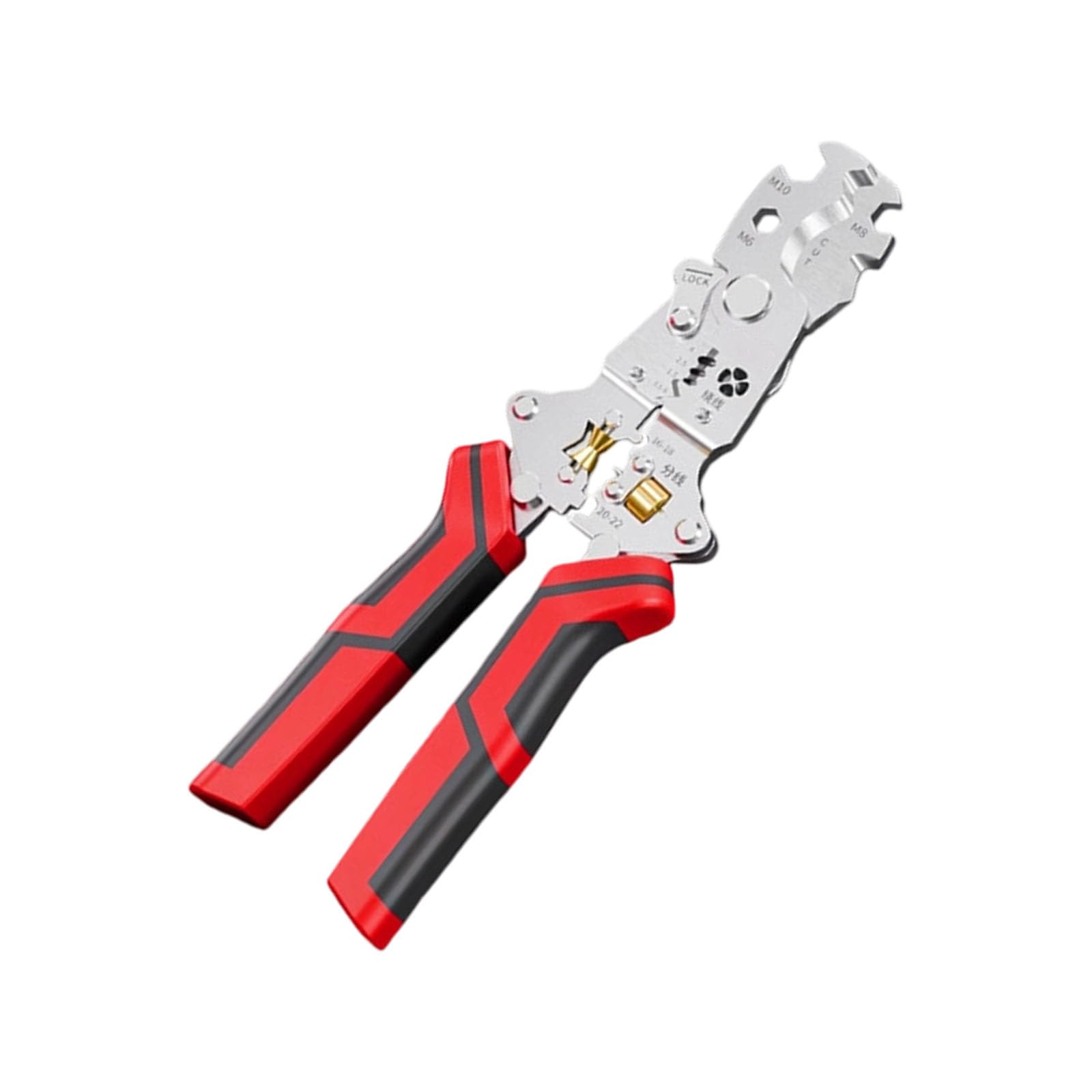 YHAILI Foldable 12 in 1 Multiple Tool Wire Stripper Crimper Cutter Wire Stripping Tool For Electrical Cables And Craft Projects