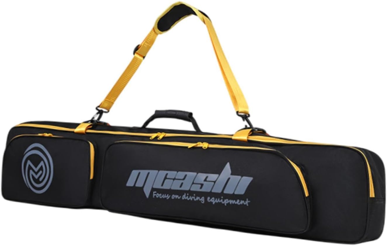 Long Fins Bag Handbag Flippers Bag Scuba Gear Storage for Snorkel Freediving for Men Women, Black