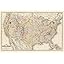 Antique United States of America Map | 5964