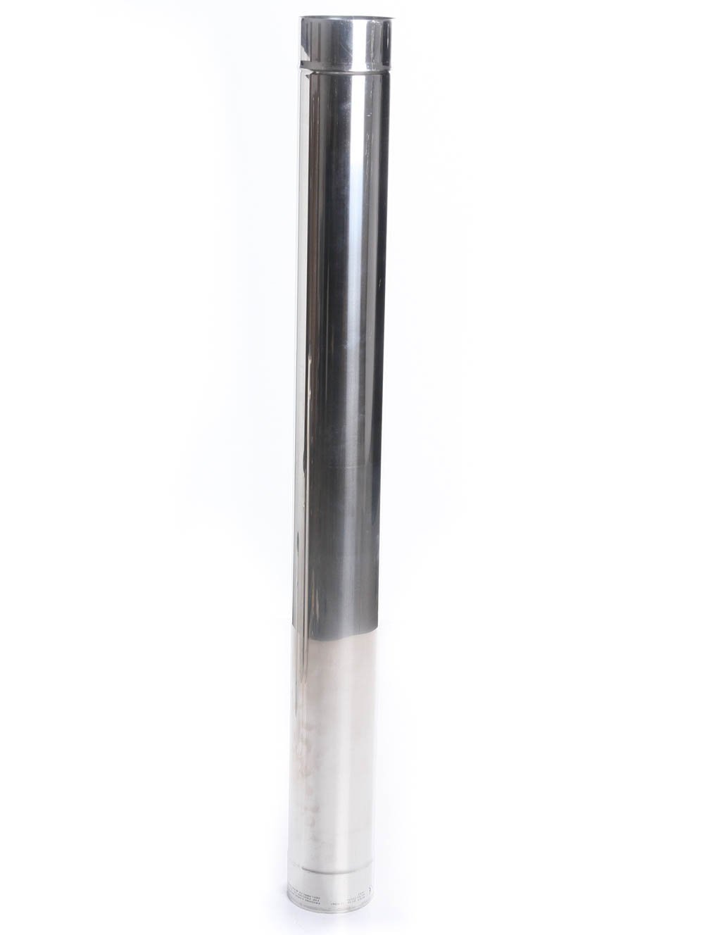 rg-vertrieb Tuyau de Cheminée en Acier Inoxydable 100cm Ø 180mm, Tube de Poêle Résistant aux Acides, Conduit d'Évacuation des Fumées de Haute Qualité, Montage Facile