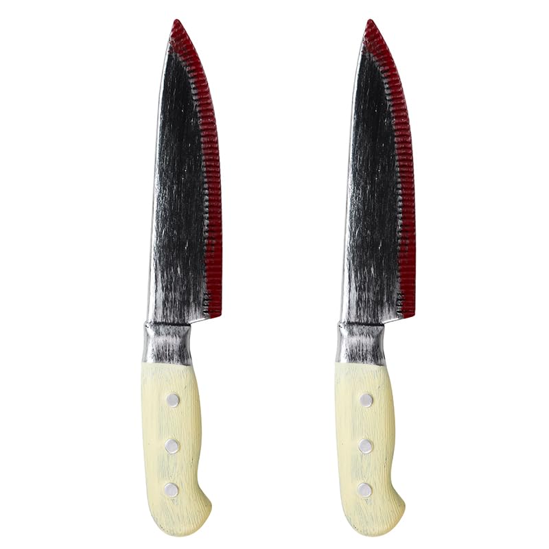 Ultra 2 Halloween Cream Bloody Knife Props Plastic Fake Blood No Sharp Edge