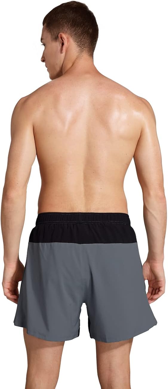 VAYAGER Men's 5 Inch Running Shorts Quick Drying Workout Athletic Performance Shorts with Liner and Zipper Pocket : Clothing, Shoes & Jewelry
