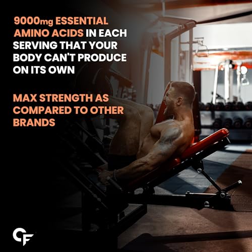 Image of Carbamide Forte Eaa Supplement with Bcaa 5000Mg | Eaa intra workout Supplement for Men & Women with Hydration Blend & Vitamins - Peach Iced Tea Flavour - 50 Servings - Powder 300G