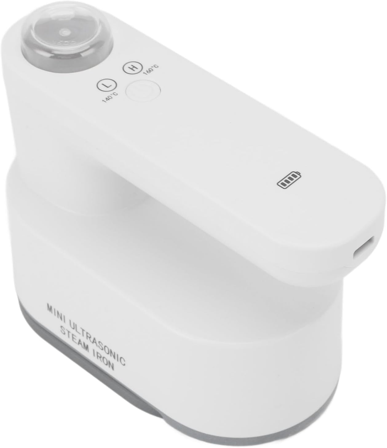 Fabater Mini Travel Steamer Iron for Clothes, 30 Seconds Quick Heat Lightweight Compact Dual Temperature Cordless Iron, Portable Handheld Steam with Storage Bag for College Dorm Home