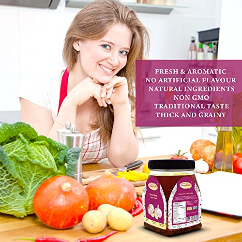 Anaaj Valley Garlic Pickle – 650G Hot Garlic Pickle – Spicy Garlic Achar – Seasoning Garlic Pickle – Adds Taste And Flavor In Food – Fresh & Delicious – Non-Gmo – Gluten Free – Traditional Taste #TOP1