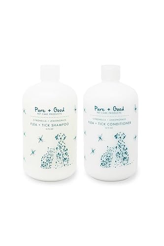 Shampoo and Conditioner Set, Formulated for All Pets, Gentle and