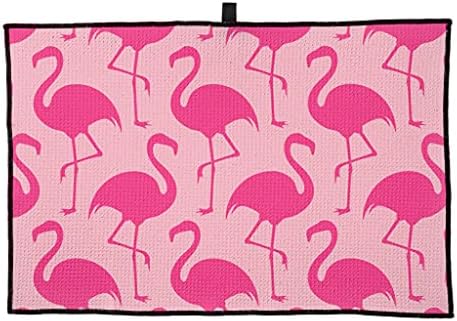 neil Banek Soft Microfiber Golf Towel Pink Flamingo Breathable Chilly Towel - for Yoga, Sport, Running, Gym, Workout,Camping, Fitness, Workout & More Activities