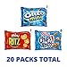 Nabisco Sweet & Savory Mix Variety Pack, OREO Mini Cookies, CHIPS AHOY! Mini Cookies & RITZ Mini Crackers, 20 Snack Packs