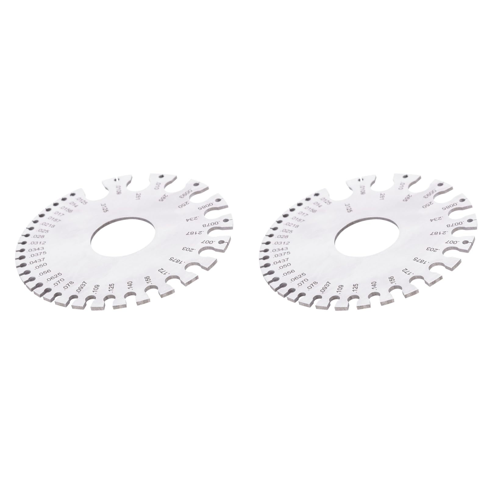 Stainless Steel Round Wire Thickness Measurer Gauge Diameter Tool for Metal Copper Brass Iron Steel