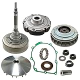FUYEAR Wet Clutch Shoe Kit Assembly For YAMAHA Grizzly 660 2002-2008,Rhino 660 2004-2007 With Primary Sheave,Clutch Carrier,Oneway,Housing,Gasket