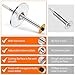 Inside Pipe Cutter for PVC Pipe, Cutter Tool Set with Scale Adjustable Depth Gauge, 5PCS Saw Blades and Hex Shank, Internal Plastic ABS Pipe Cutter Set