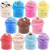 Butter Slime Kit 11 Pack Party Favors for Kids, Colorful Stress Relief Toy for Girls Boys, Easter Filling Stuffers, Christmas Stocking Stuffers