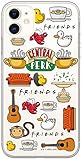 ERT GROUP BV00179 Original und Offiziell Lizenziertes Friends der TV-Serie Handyhülle für iPhone 11, Case, Hülle, Cover aus Kunststoff TPU-Silikon, schützt vor Stößen und Kratzern, Multicolor