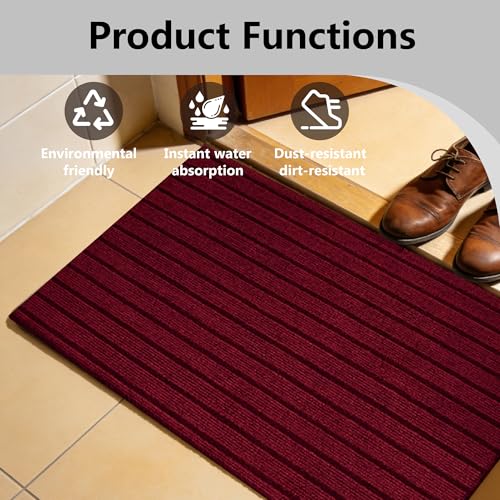 Paillasson interieur entree durable avec dos en TPE - 4