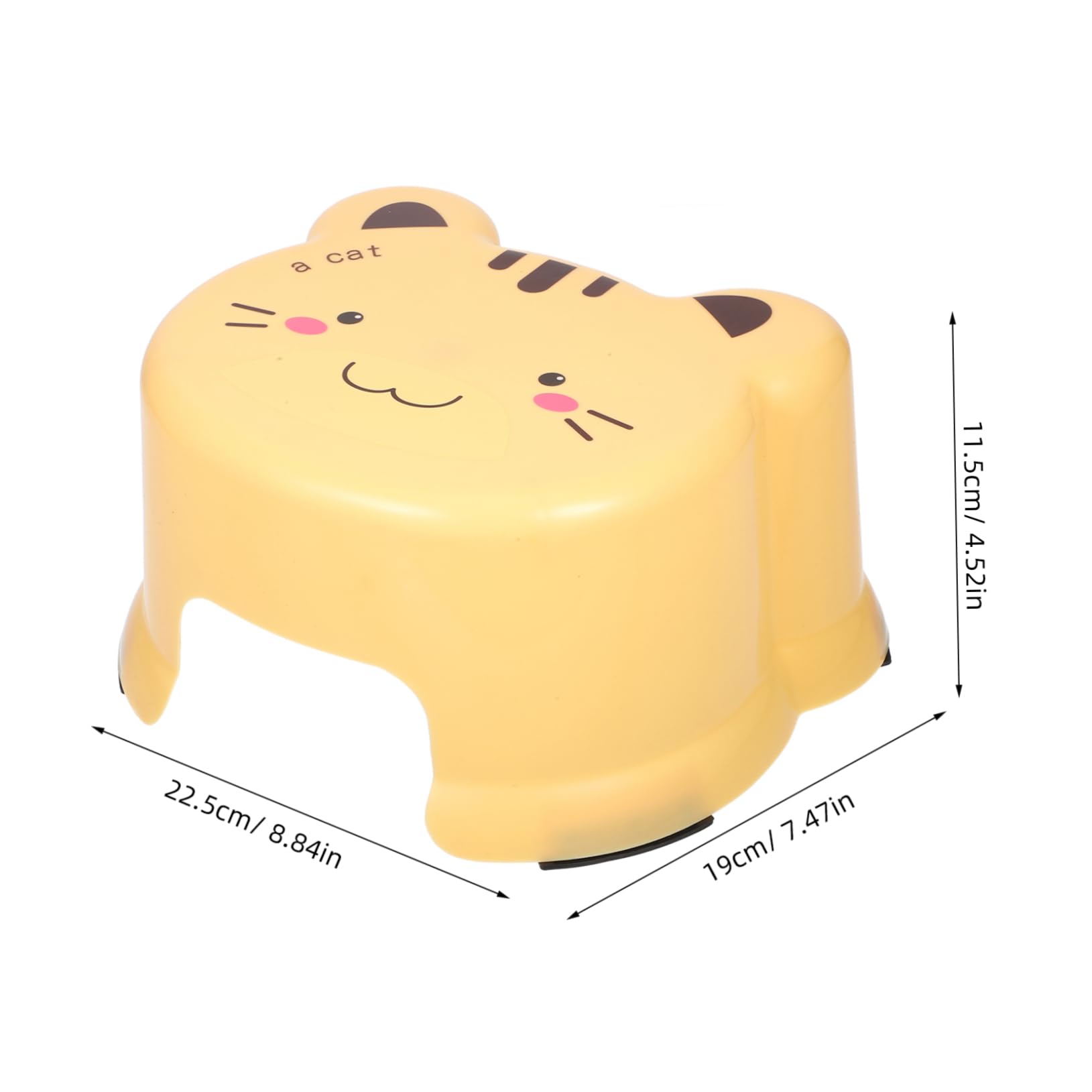 Ciieeo 3 Piezas Taburete de baño Antideslizante Banquito de plástico para niños Banqueta de plástico para el baño taburetes pequeños Taburete de Lactancia taburetes para niños heces