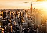 wandmotiv24 Fototapete New York, XL 350 x 245 cm - 7 Teile, Wanddeko, Wandbild, Wandtapete, Vinatge,...