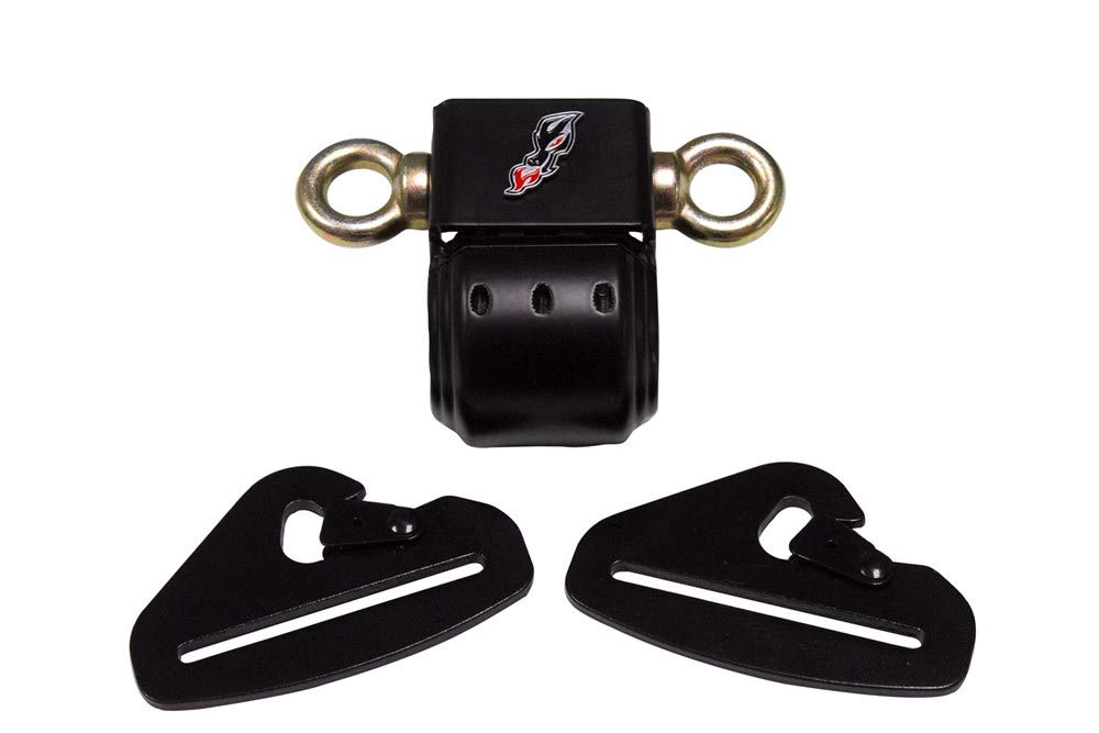 Dragonfire Racing Harness Anchor Kit - 1.75in., BLACK