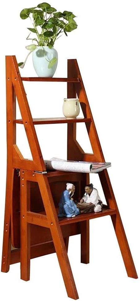 Taburete de escalera de 4 niveles OKUOKA para organizar la cocina y alcanzar zonas altas