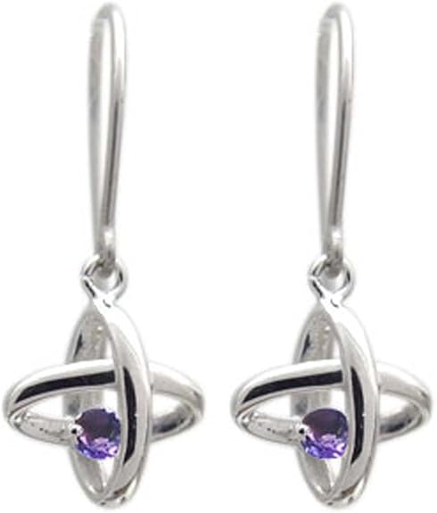 Amazon | [プレジュール]ブルートパーズ ピアス プラチナ 星 宇宙 惑星