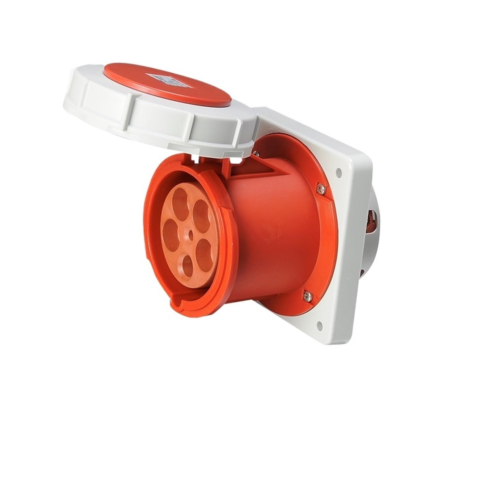 Conector industrial 5p 125a IP67 impermeable para corriente trifásica oculta