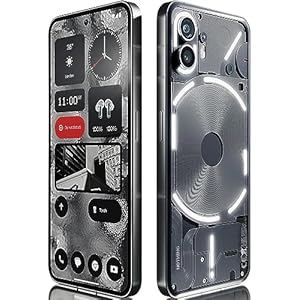 Nothing Phone 2 Smartphone Unlocked 5G Android Phone Snapdragon 8+ Gen 1 chipset, 50MP Dual Camera, 6.7” AMOLED Display, 4700mAh Battery, NFC,12GB + 256GB,Black (No Charger)