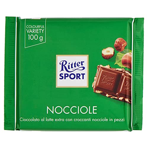 Caballero Deporte Colourful Variety Nocciole Chocolate con leche con piezas de avellana crujiente 100g Pizarra de chocolate