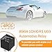 896H-1CH-C-R1-U03 Automotive Relay (Pack of 4) - 12VDC SPDT 5-Pin 50A Plug-in Power Relay