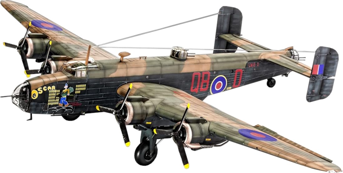 Revell Handley Page Halifax B Mk.III - Kit modellino in plastica non costruita/non verniciata, scala 1:72