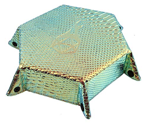 image for Forged Dice Co. Dice Tray Portable Folding Dice Rolling Tray for use a