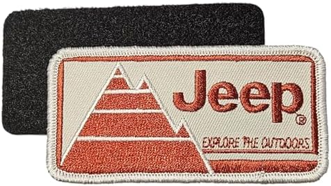 Jeep Explore the Outdoors Embroidered Patch | 2" x 3" Stitch Hook and Loop Patches for Clothes, Backpacks, Hats, Jackets, and Jeans image 3