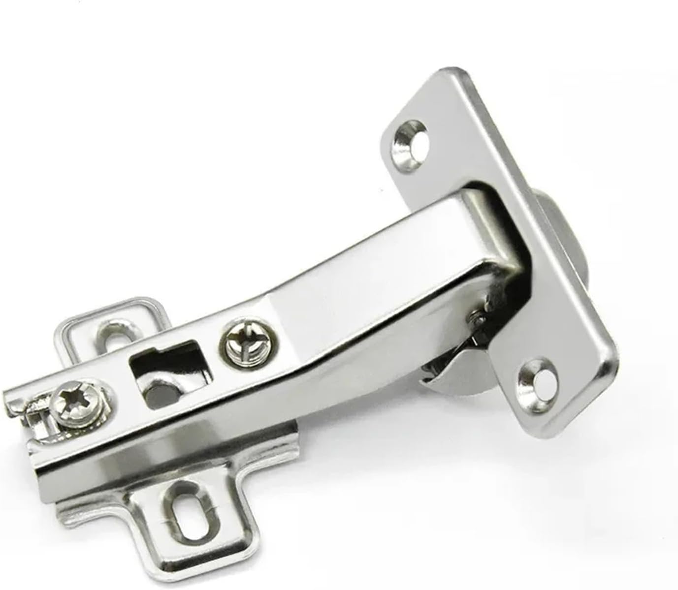 Degree Angle Hinge Hardware for Cabinet Doors - Soft-Close Concealed Hinges for Kitchen & Bathroom - 1pc Stainless Steel(30 Degree Angle)