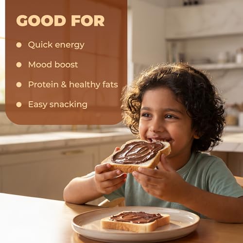 Image of PUREHEART Choco Mixed Nut Spread (110 gm) | Nutty, Smooth and Creamy Chocolate Spread for Breakfast - No. 1 Exporter of Roasted Nuts