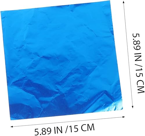 Miniatura 8 de COHEALI 600 piezas de papel de regalo colorido para manualidades, papel de azúcar, papel de envoltura de caramelos, papel de regalo, envoltura de