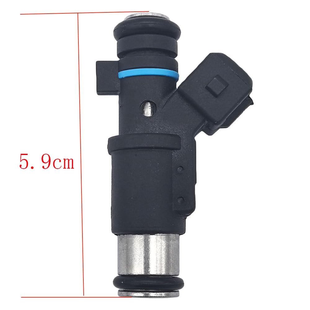 4 Pezzo 1984.E0 1984E0 01F002A Iniettori di carburante adatto per Citroen Berlingo Saxo C2 C3 Xsara Peugeot 1007 206 306 307 Partner 1.4 1994–2015