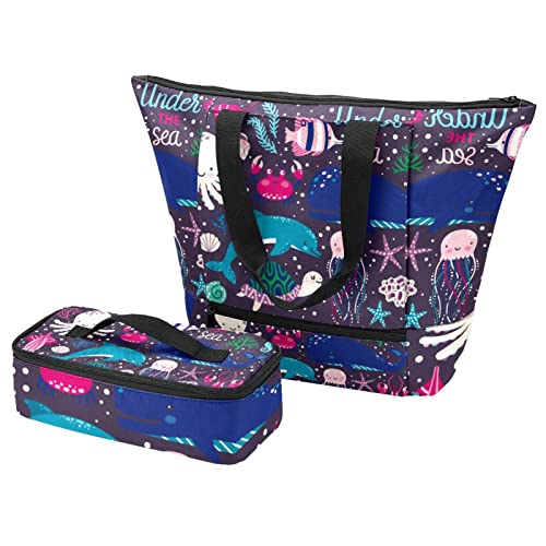 Sac fourre-tout avec sacs isolants pour emporter votre lunch box sans fuite