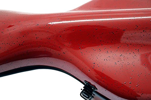 Tonareli Special Edition Violin Fiberglass Case Red Speckled - 4/4 Vnf1015 #TOP3