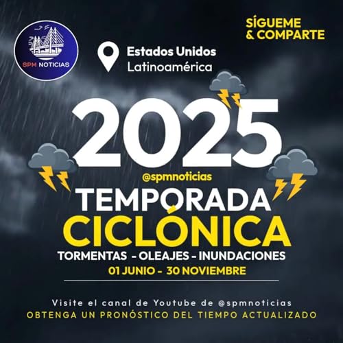 Temporada Ciclónica 2025 Podcast Por Radio Ebenezer RD arte de portada