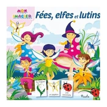 Paperback Mon imagier/Fées, elfes et lutins Book