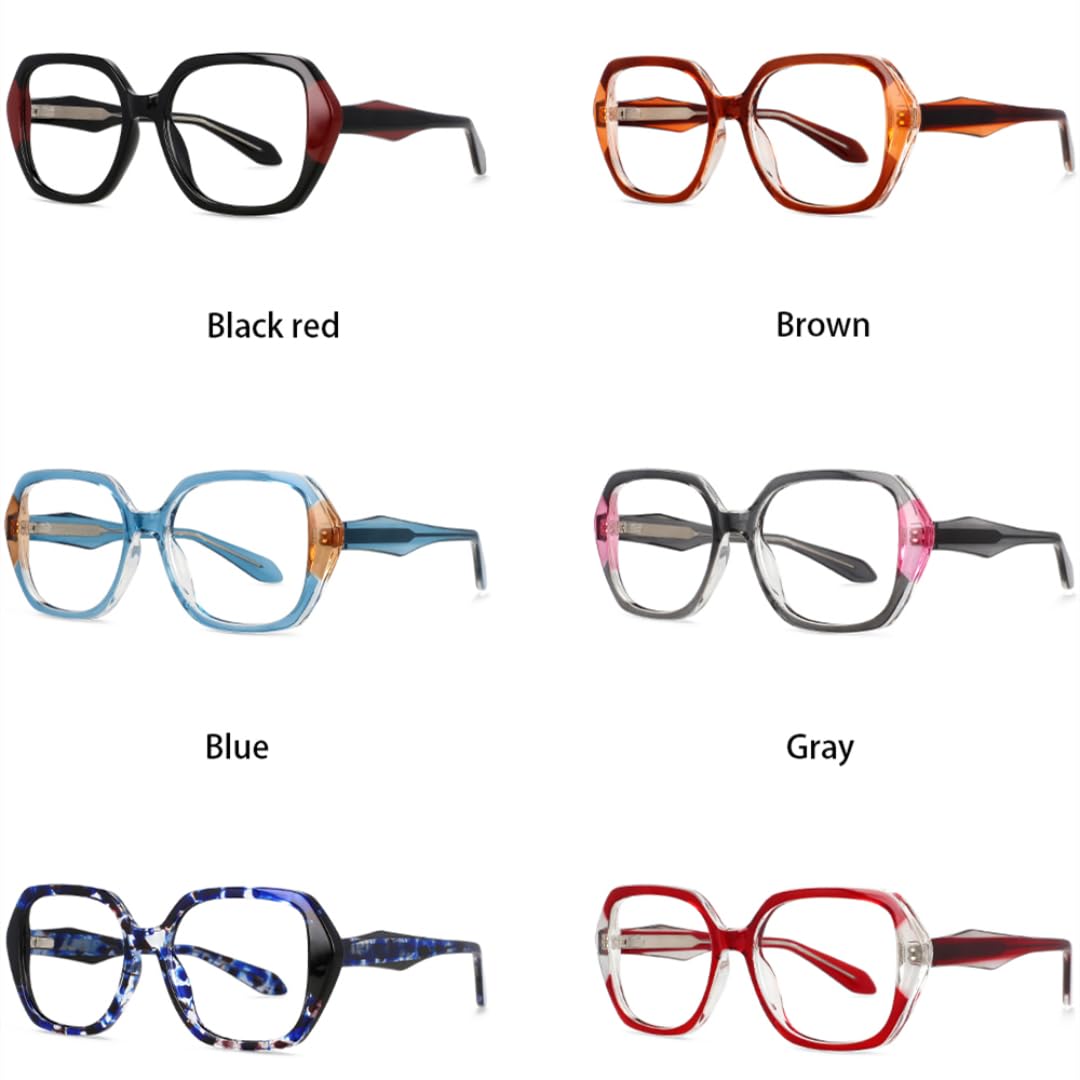 Okulary przeciwsłoneczne damskie Cat Eye Vintage Plastic Titanium Big Frame
