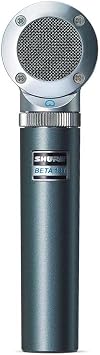 Shure BETA 181/C Ultra-Compact Small-Diaphragm Side-Address Versatile Condenser Microphone for Instruments with Interchangeable Polar Pattern Capsule Options, 3-pin XLR Connector - Cardioid