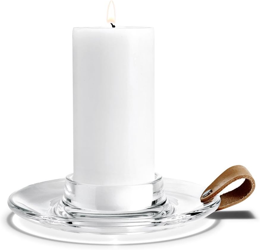 Holmegaard Candle Holder 4x21.5x20.1 transparent