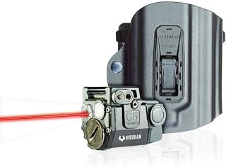 Viridian Original C5L-R Universal Red Laser Sight and Tac Light for Sub-Compact Handgun Pistols, ECR Instant On Technology with TacLoc Holster - Viridian Weapon Technologies