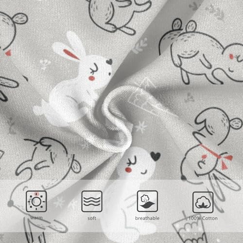 Boys' Exclusive Briefs Toddler Underwear 95% Combed Cotton Boxerbriefs 2T Bunny and Ice - Cream Pattern 733