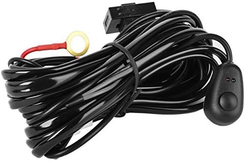 Wiring Harness,Eyourlife LED Light Bar Wiring Harness Kit 180W 12V 40A Fuse Relay On/Off Switch Relay 14AWG 12FT Length Heavy Duty Universal Fitment(2 Lead)