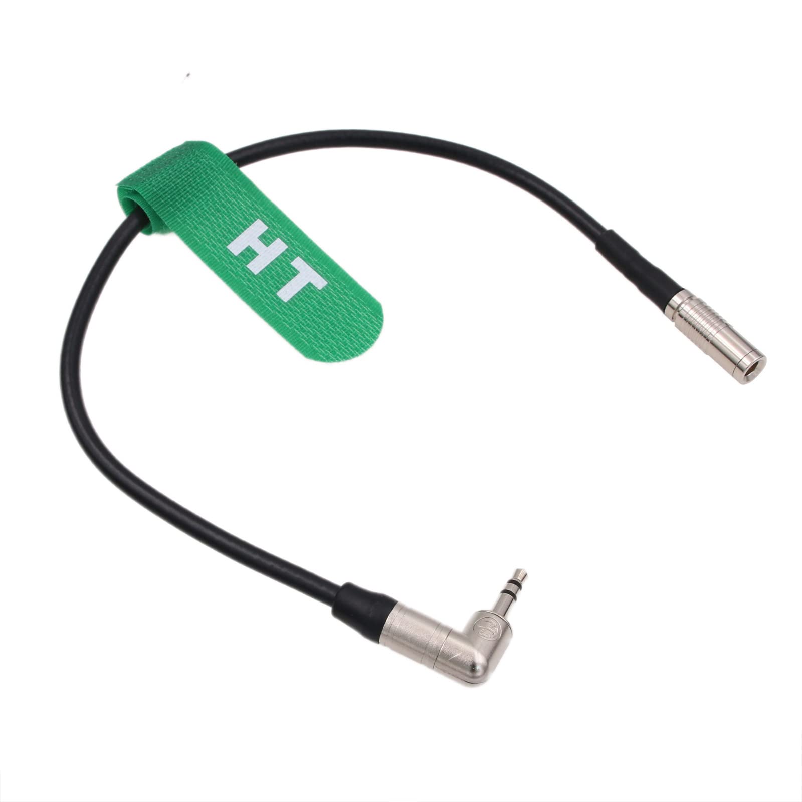 HangTon Timecode Cable for Tentacle Sync Zoom Recorder to Canon R5C C400 EOS Camera UltraSync One Audio Recorder 3.5mm TRS Right Angle to DIN 1.0/2.3