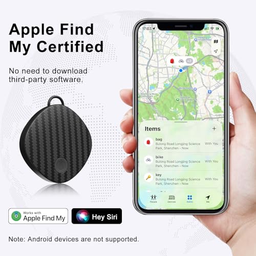 Air Tracker Tags 4 Pack, Bluetooth Item Finder Compatible with Apple Find My (iOS Only), Key Finder & Luggage Tracker with Left Behind Alerts, Lost Mode & Replaceable Battery - image 2