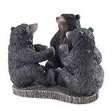 Avanti Linens - Toothbrush Holder, Resin Bathroom Accessories, Animal Inspired Bathroom Decor (Black Bear Lodge Collection)