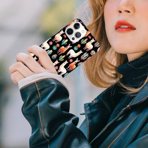 Coque iPhone 12 Pro Max motif lama blanc, l'accessoire tendance pour vos sorties