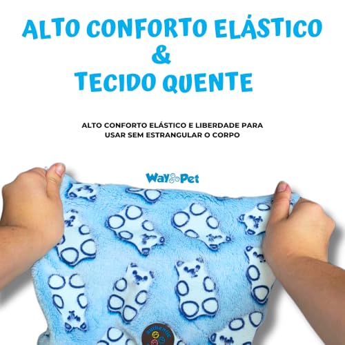 WAY PET Pijamas que Brilham no Escuro, Roupas para Cães com Capuz Pompom, Roupas para Cães Pequenos,